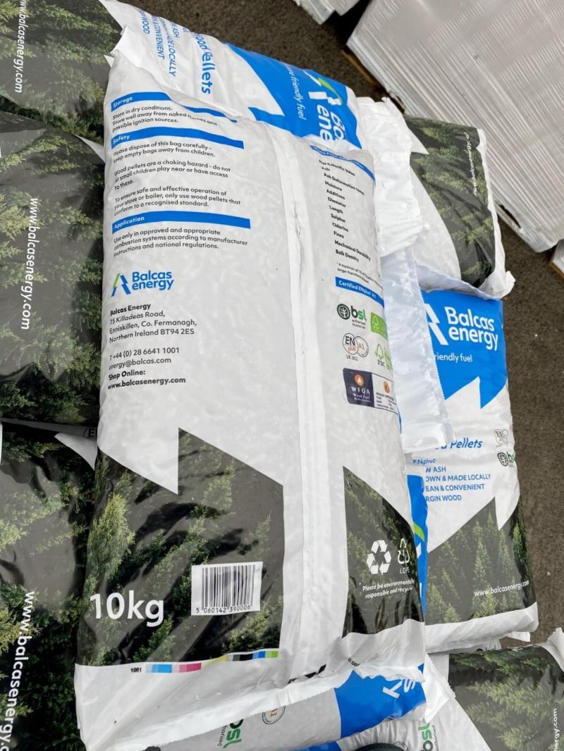 Wood Pellets 10kg Bags | 100 Bags | Republic of Ireland