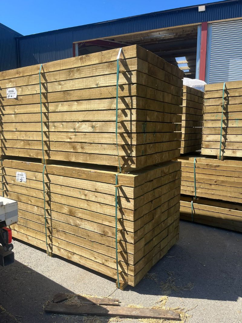 Railway Sleepers 2.4m |  Green