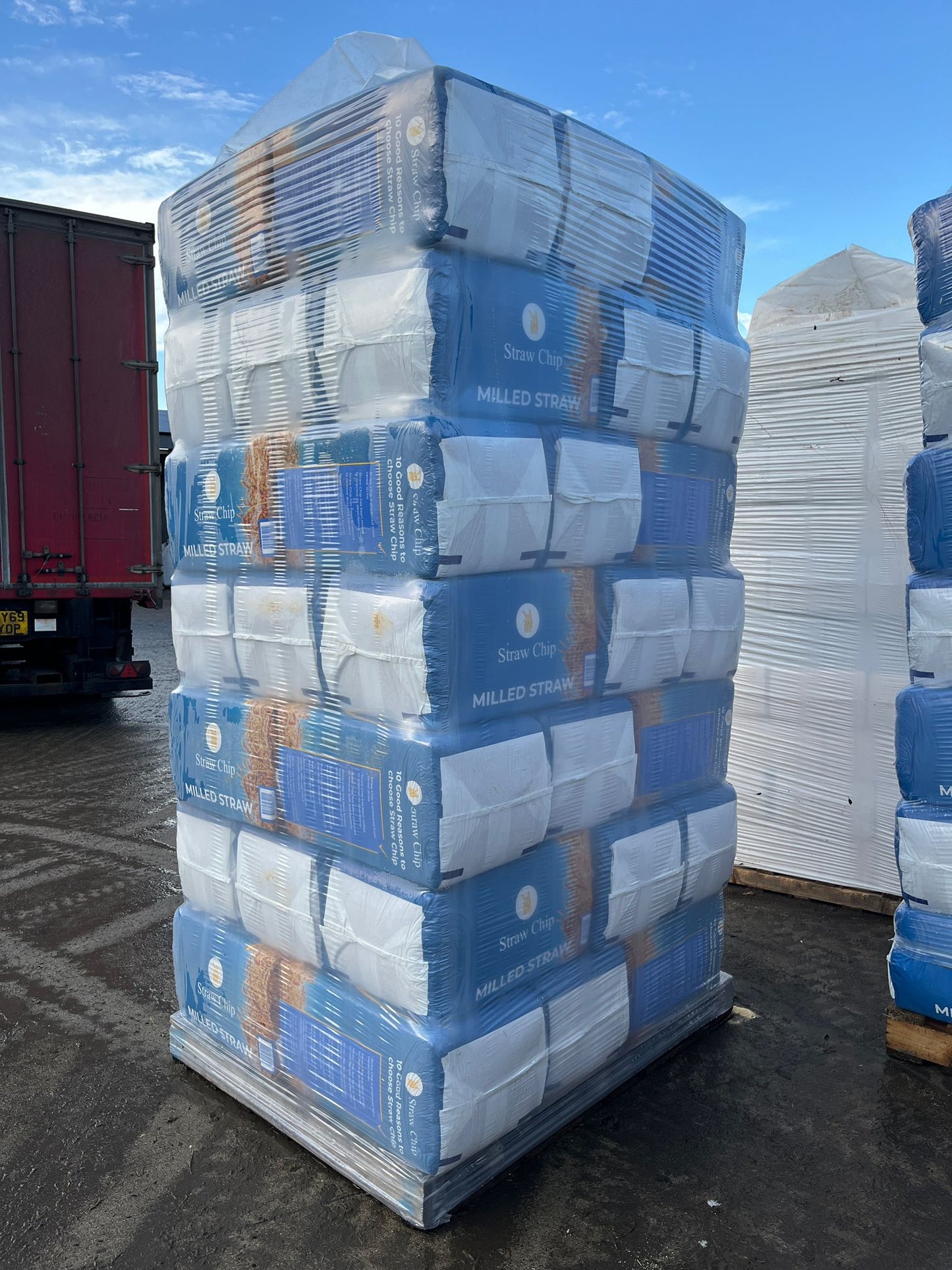 Straw Chip | Pallet | 49 Bales