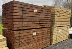 Green 2.4m Railway Sleeper 